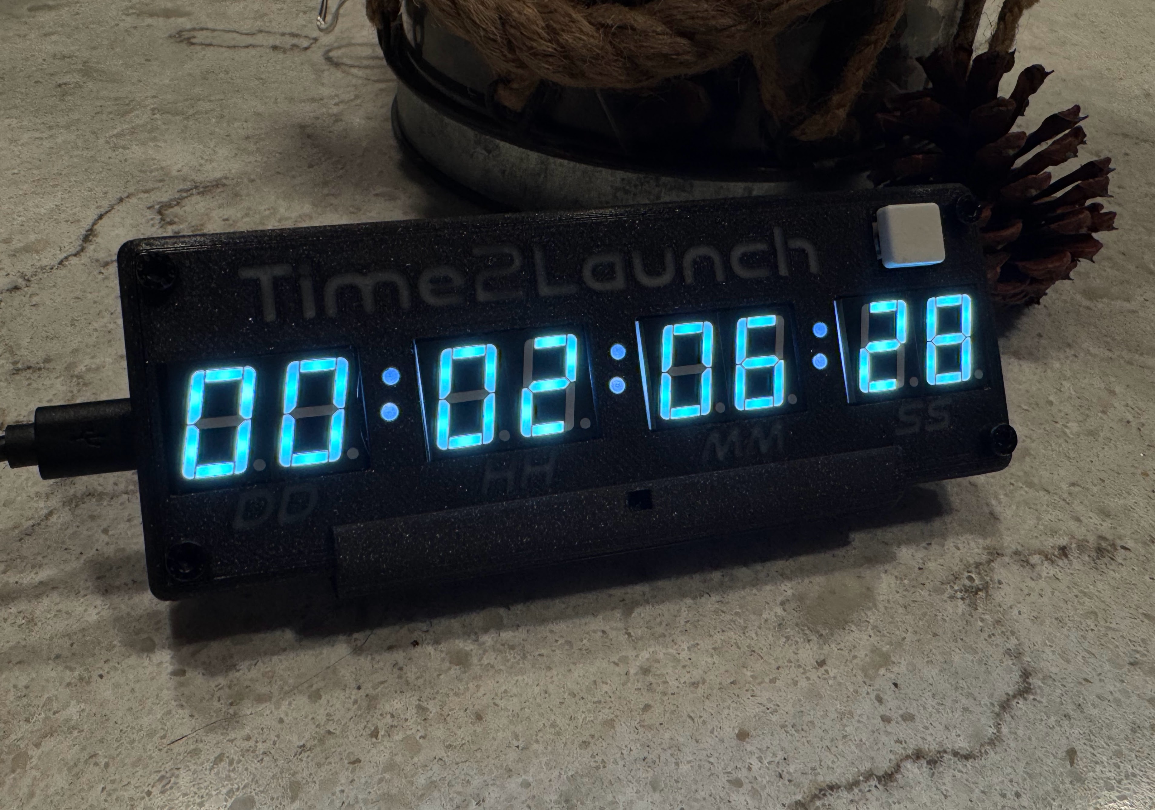 Countdown Timer - Front View